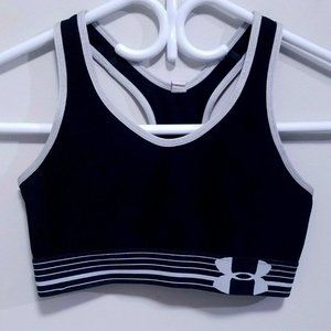Under Armour Black and White Sports Bra